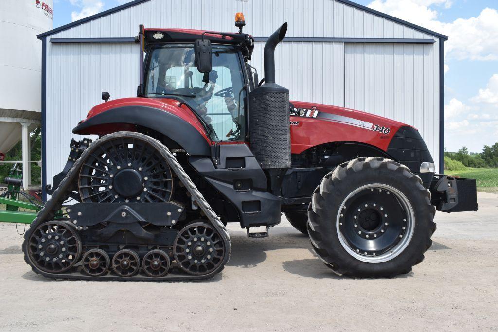 2016 Case IH 340 Magnum Row Track MFWD 1478 Actual Hours, 18 speed Power Shift, Left Hand Reverser,