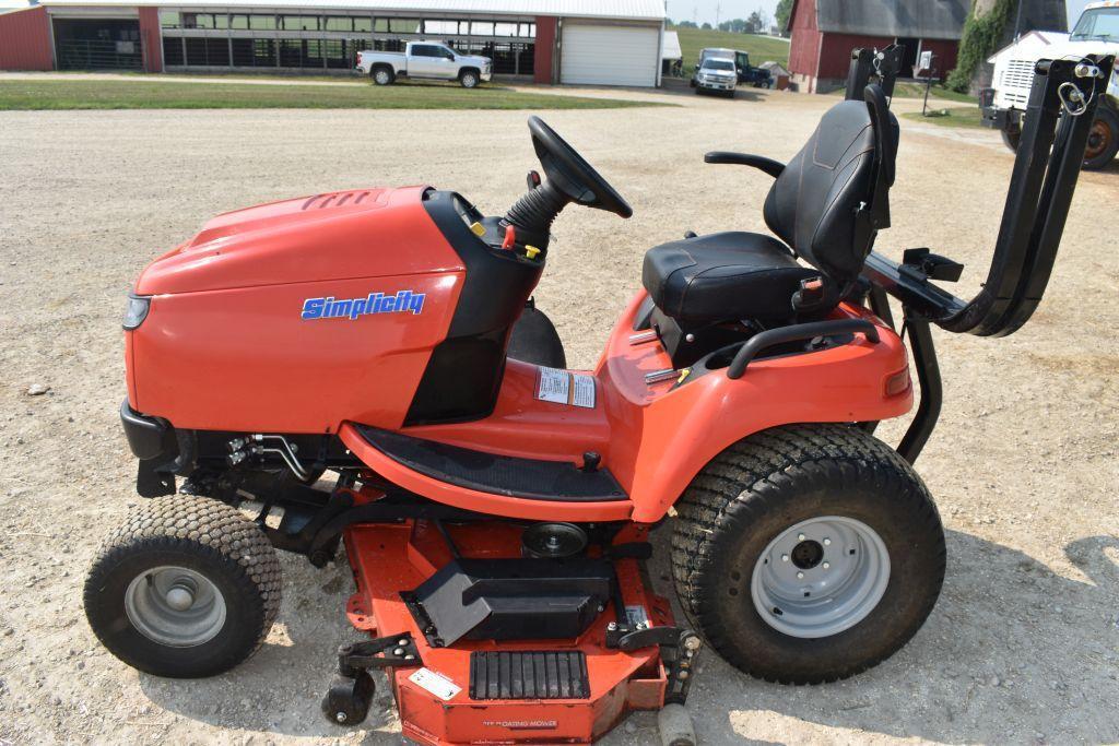 2019 Simplicity Legacy XL Garden Tractor, 31HP V-Twin Motor, 61" Deck, 216 Hours, Hydro,