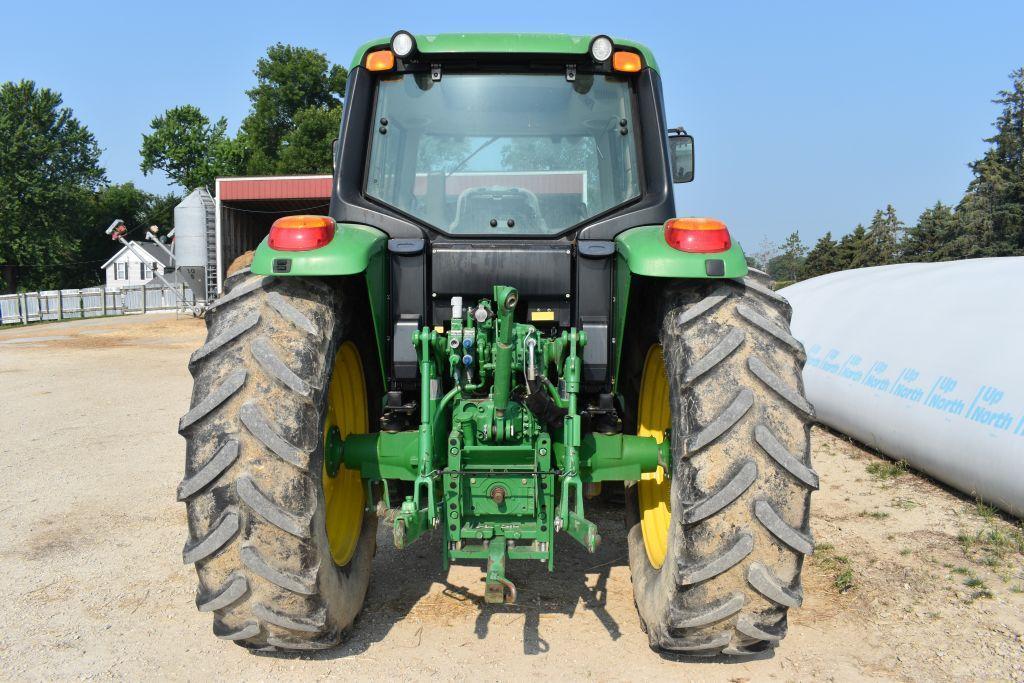 2011 John Deere 6430 MFWD Tractor, John Deere 673 Self-Leveling Loader With Euro Hookups