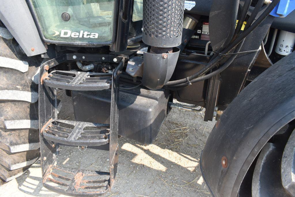 New Holland T6050 MFWD Tractor, NH840TL Delta Loader with Euro Hookups, 6971 One Owner