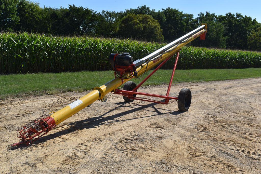 Westfield WR80-29 Grain Auger, 8"x29', 5HP Single Phase Motor, SN: 175318