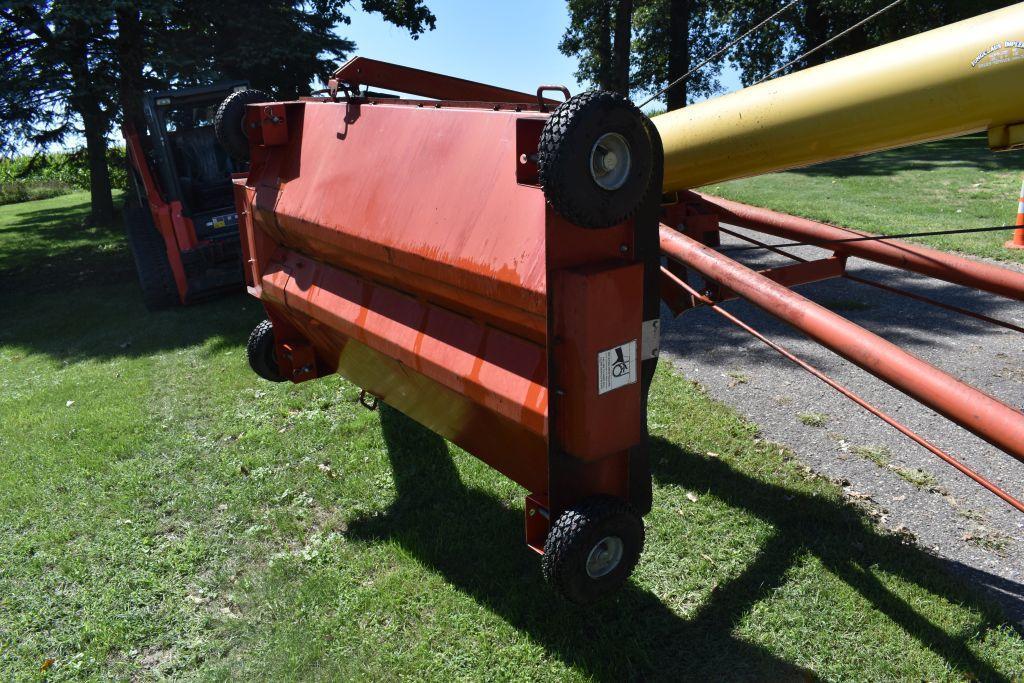 Westfield MK100-61 Swing Hopper Auger, 10"x61', Hydraulic Lift, 540PTO, SN: 126194