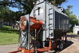 Farm Fans CF/AB150 Crop Dryer, Batch Or Continous Flow, 4 Coloum, Single Axle Transport,