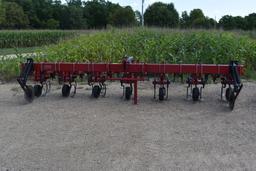 Case IH 183 Row Crop Cultivator, 6 Row 30", Rolling Shields, Danish Tine, Stabilizer Disc, 100