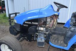 New Holland TC45D AWD Compact Utility Tractor, Open Station, 2431 Hours, 3pt., ROPS w/Canopy,