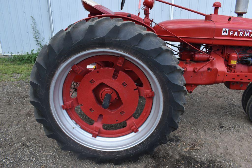 Farmall H Tractor, Restored, Narrow Front, 12.4x38 Tires At 85%, Rear Wheel Weights, Clam