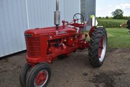 Farmall H Tractor, Restored, Narrow Front, 12.4x38 Tires At 85%, Rear Wheel Weights, Clam