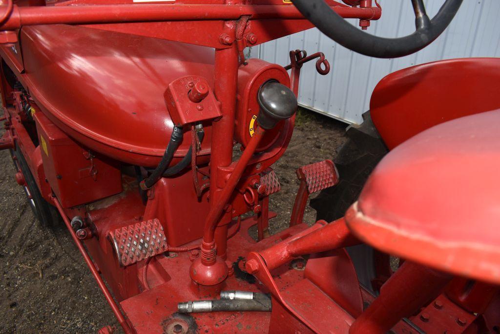 Farmall H Tractor, Restored, Narrow Front, 12.4x38 Tires At 85%, Rear Wheel Weights, Clam