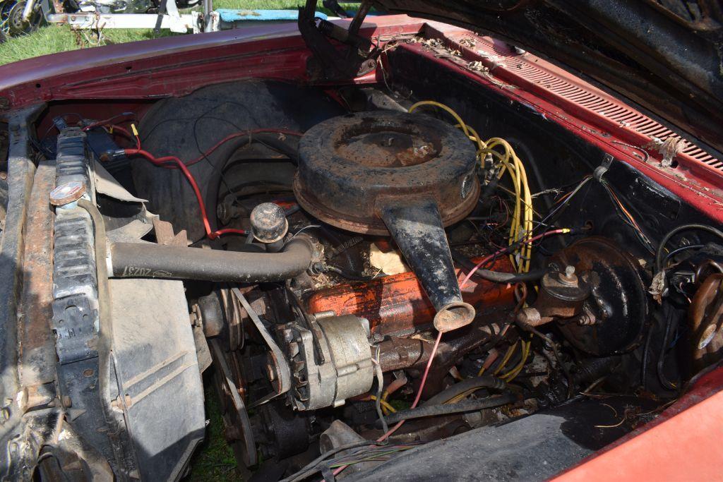 1966 Chevy Impala Convertible Car, 2 Door, 283 V8 with 2 sp Auto, Unrestored, non- running