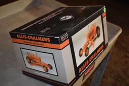 SpecCast Allis Chalmers 1/16 Scale Resin Replica W Speed Patrol Grader, Orange Spectacular