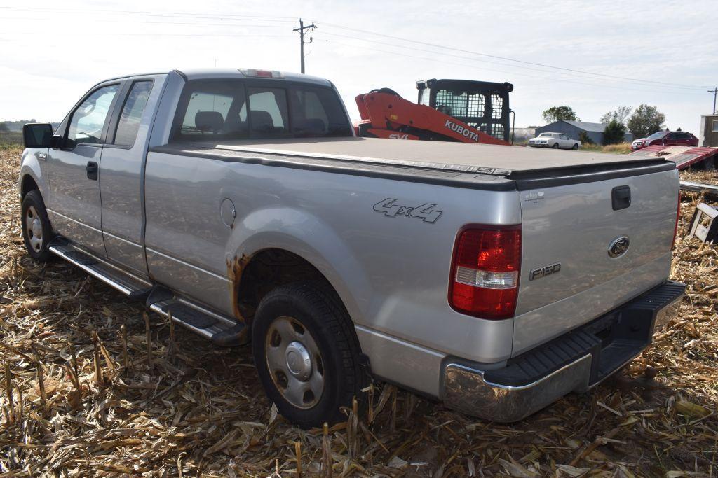 2005 Ford F150 XLT Pickup, 4x4 5.4 Liter Triton, Long Box, Extended Cab With 4 Doors, 244,909