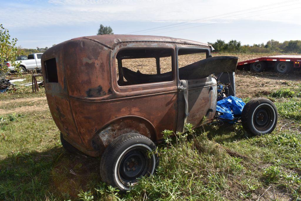 Ford Model A Rat Rod Project Car, Ford Flathead V8, With Trans