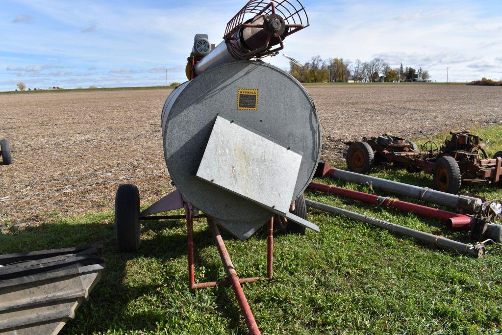 Bazooka Model GC101 Grain Screener, With Auger, 3HP