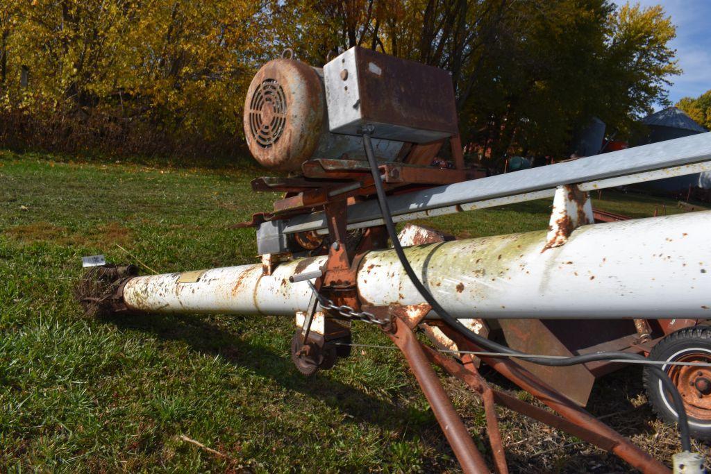 29'x7" Grain Auger with Electric Motor