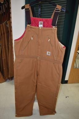 Carhartt Bib Overalls Fully Insulated Size 40x30