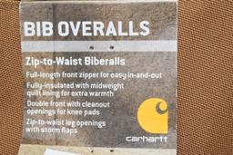 Carhartt Bib Overalls Fully Insulated Size 40x30