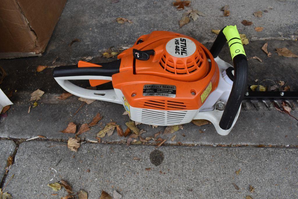 Stihl HS46C gas powered hedge trimmer