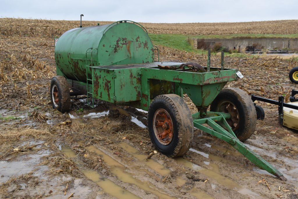 Shop Built 1000 Gallon Fuel Wagon, Gas Boy Pump, pump works good