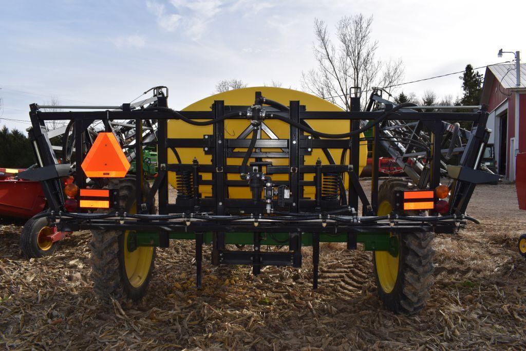 Red Ball 665 Pull Type Crop Sprayer, 1000 Gallon Poly Tank, 45' Front Fold Booms, Hydrualic