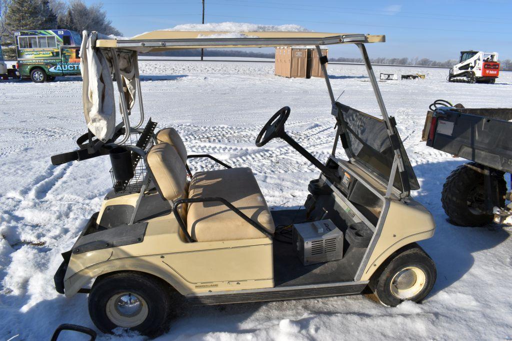 Club Car Golf Cart, Windshield, Electric, Charger