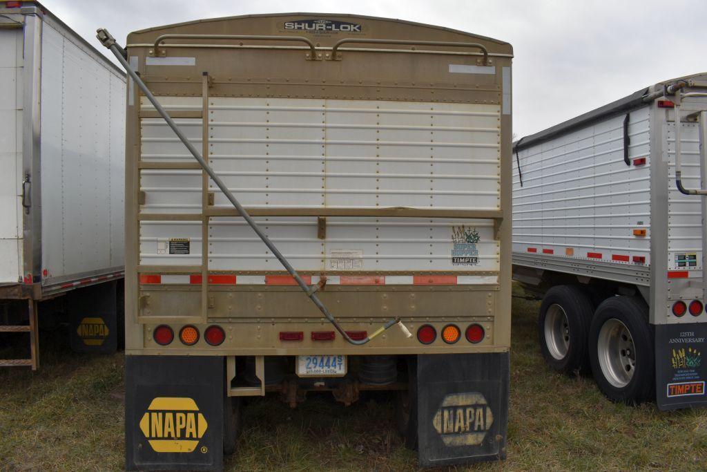 1998 Timpte Double Hopper Grain Trailer, Air Rids