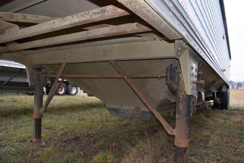 1998 Timpte Double Hopper Grain Trailer, Air Rids