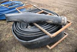 385' Of Bull Dog 8" Manure Feeder Hose With Ends S