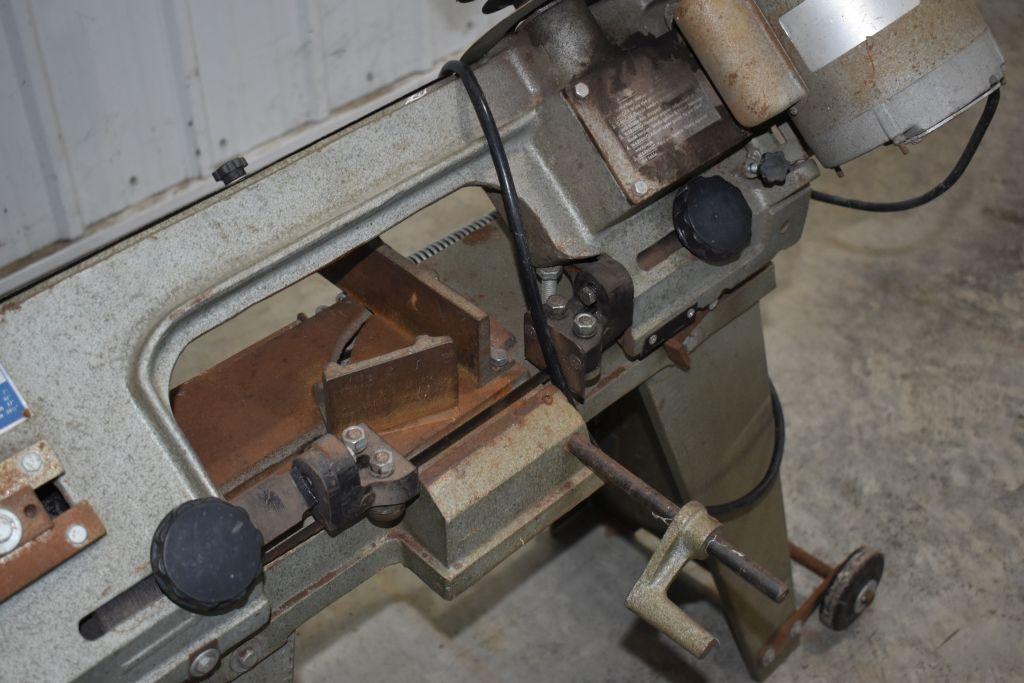 Omaha Industrial Model BS-4.5 Metal Band Saw, Single Phase Motor