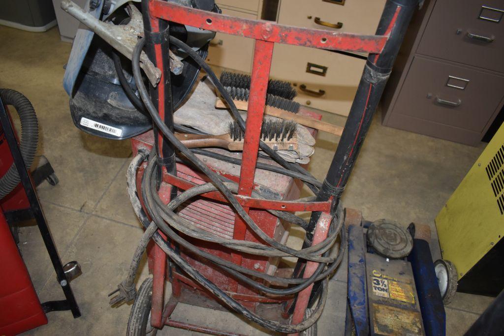 Hobart 295amp Stick Welder with Helmet, Leads and Gloves