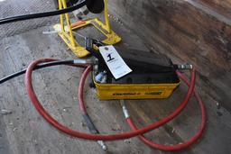 Coll-Crimp Plus Portable Hydraulic Hose Crimping Machine, Foot Control, Partial Roll Of Hose, 72