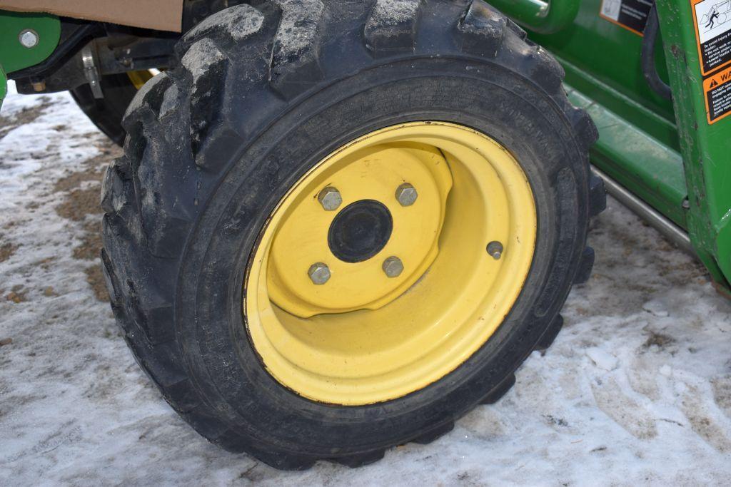 2012 John Deere 2720 HST Utility Tractor, Diesel, With 200CX Loader and 61" Bucket, Front