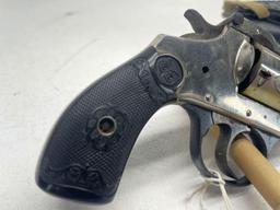 Iver Johnson Arms Revolver, 5 Shot, believe to be 32cal., SN: 58429, with leather holster