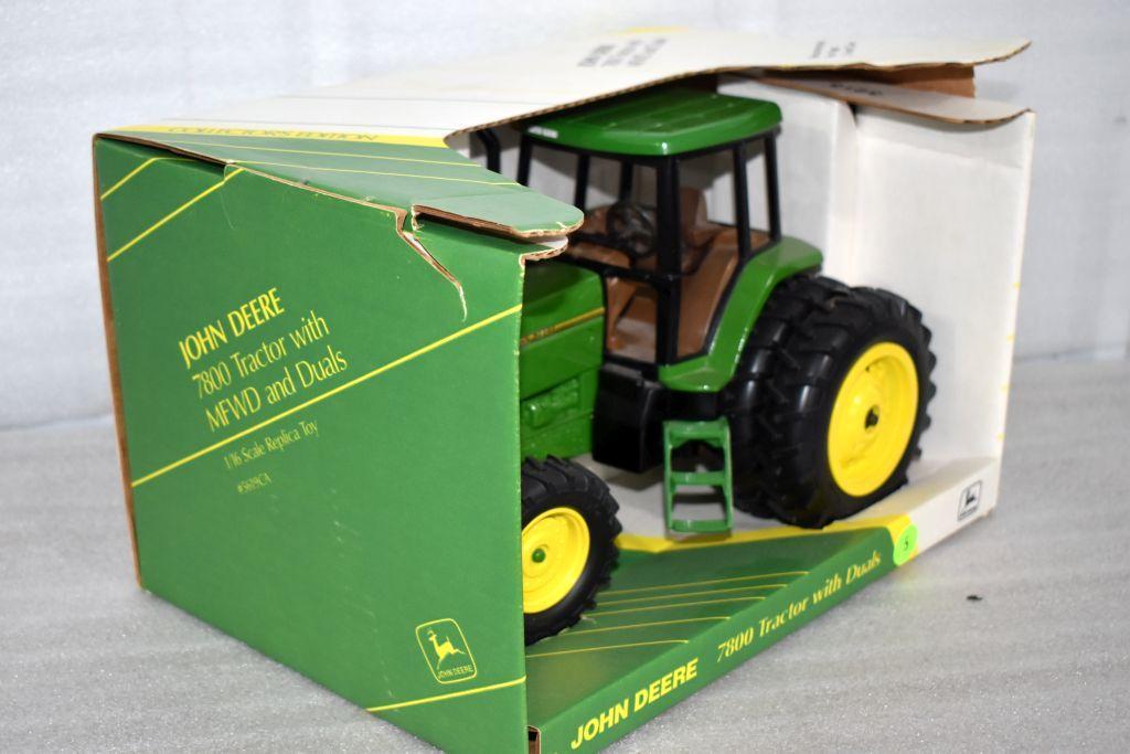 Ertl John Deere 7800 MFWD Tractor with Duals, Collectors Edition, with box, 1/16th