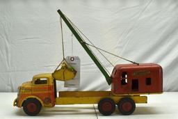 1950's Wyandotte Steel Press Construction Crain With Truck, Original