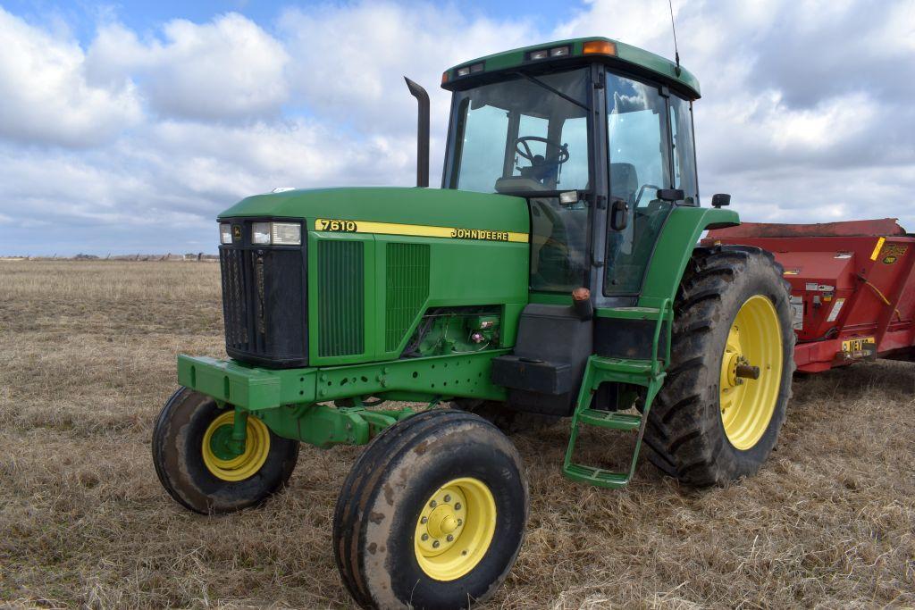 2001 John Deere 7610 2WD Tractor, 5056 Hours Total , New Computer, Old Computer Showed