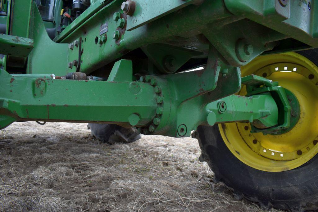 2002 John Deere 7410 MFWD Tractor With JD 740 Loader, 5054 Hours, Power Quad, LH Reverser