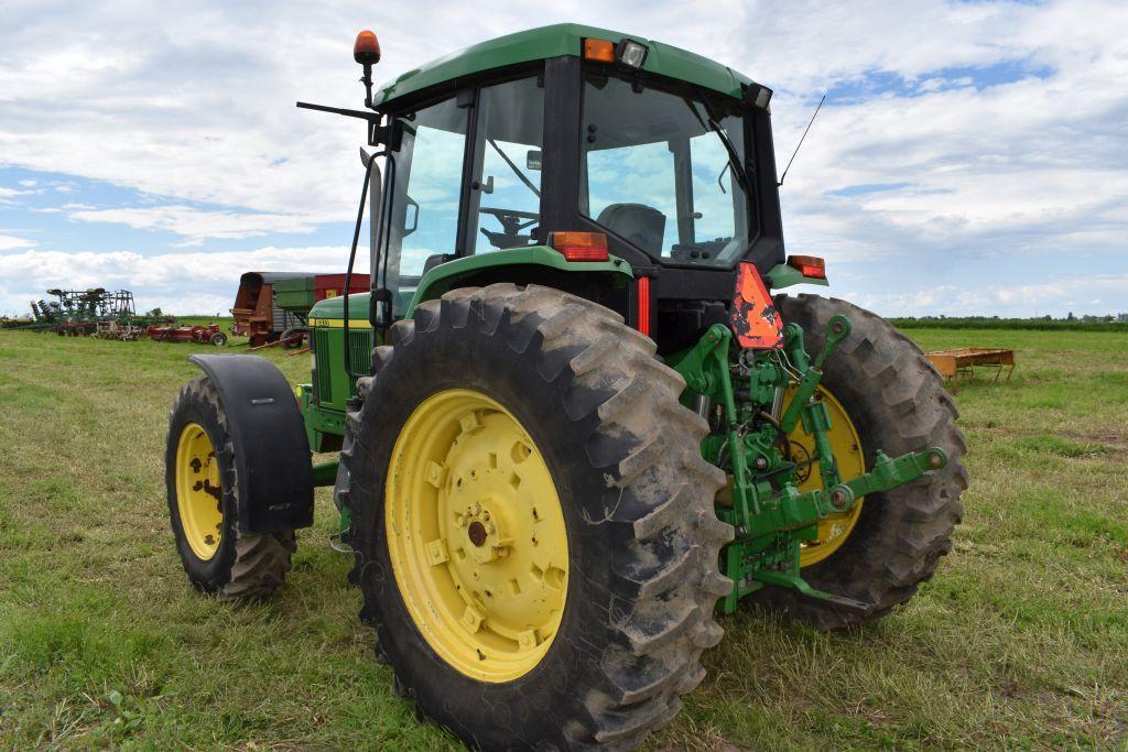 1999 John Deere 6410 MFWD Tractor, 6317 Hours, Quad Range, 480/80R38 Tires, 6 Front Weights