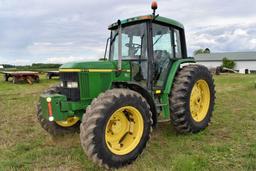 1999 John Deere 6410 MFWD Tractor, 6317 Hours, Quad Range, 480/80R38 Tires, 6 Front Weights