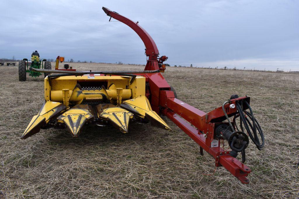 New Holland FP240 Forage Harvester, 1000PTO, 6 Knives, Metal Alert