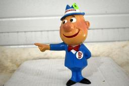 Drewrys "Big D" Plastic Advertising Figure