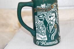 St. Patricks Day Hamm's "O'Hamm's Salutes the Irish" Stein