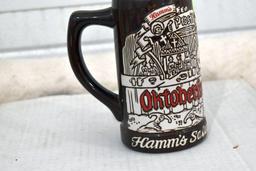 1977 Hamm's " Hamm's Salutes Octoberfest" Stein