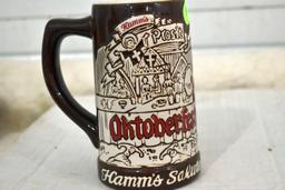 1973 Hamm's " Hamm's Salutes Octoberfest" Stein