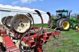 Dakon 8 Row 30" Row Crop Cultivator, Flat Fold, Danish Tine, 3pt. Gauge Wheels