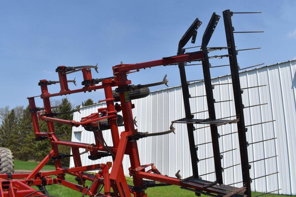 Case IH 4300 Field Cultivator, 27.5', 3 Bar Harrow, Walking Tandems, SN: JAG0625794