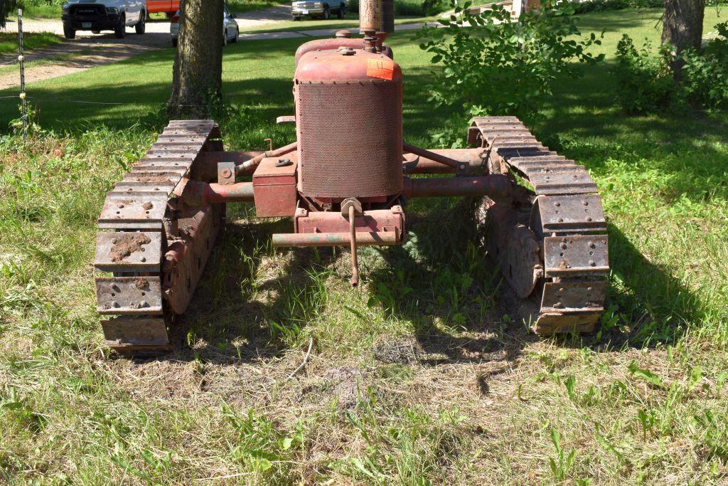 Allis Chalmers Model B125 Power Unit With Cletrack Crawler Tracks, Rear Belt, Rear PTO, Possibly