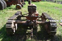 Allis Chalmers Model B125 Power Unit With Cletrack Crawler Tracks, Rear Belt, Rear PTO, Possibly