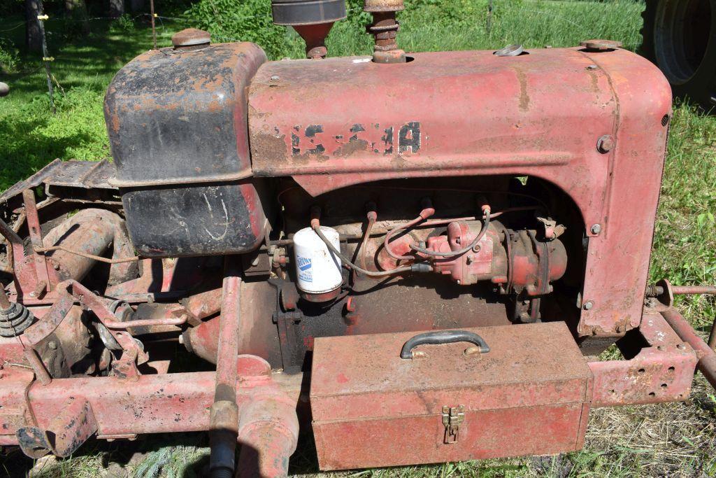 Allis Chalmers Model B125 Power Unit With Cletrack Crawler Tracks, Rear Belt, Rear PTO, Possibly