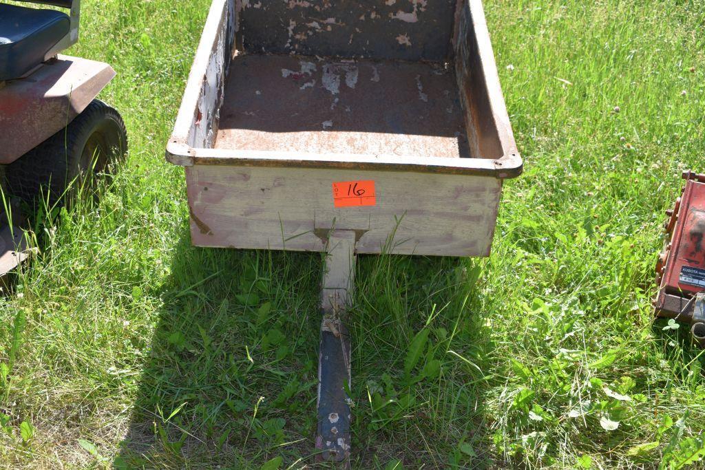 Pull Behind Dump Lawn Cart, 30"x40"