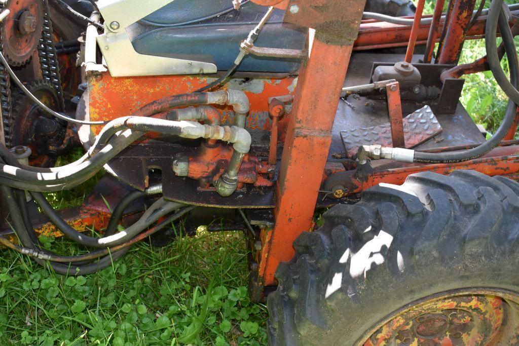 Shop Built Articulating Front End Loader, Wisconsin B-4 Engine, 4 Speed Trans, Will Run And Drive